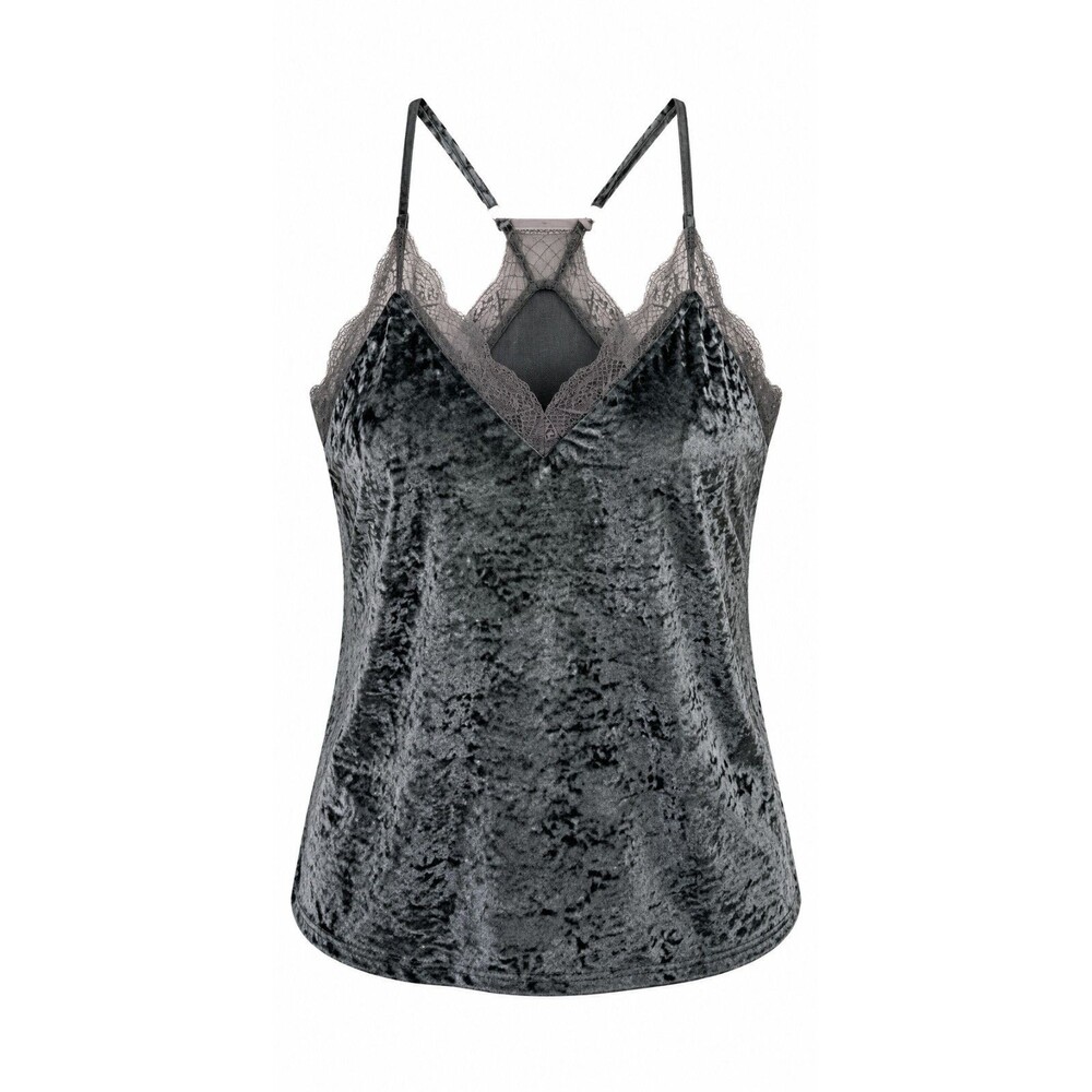 Velvet & Lace Aqua Adjustable Strap Racerback Camisole Size 2X Y2K 90s